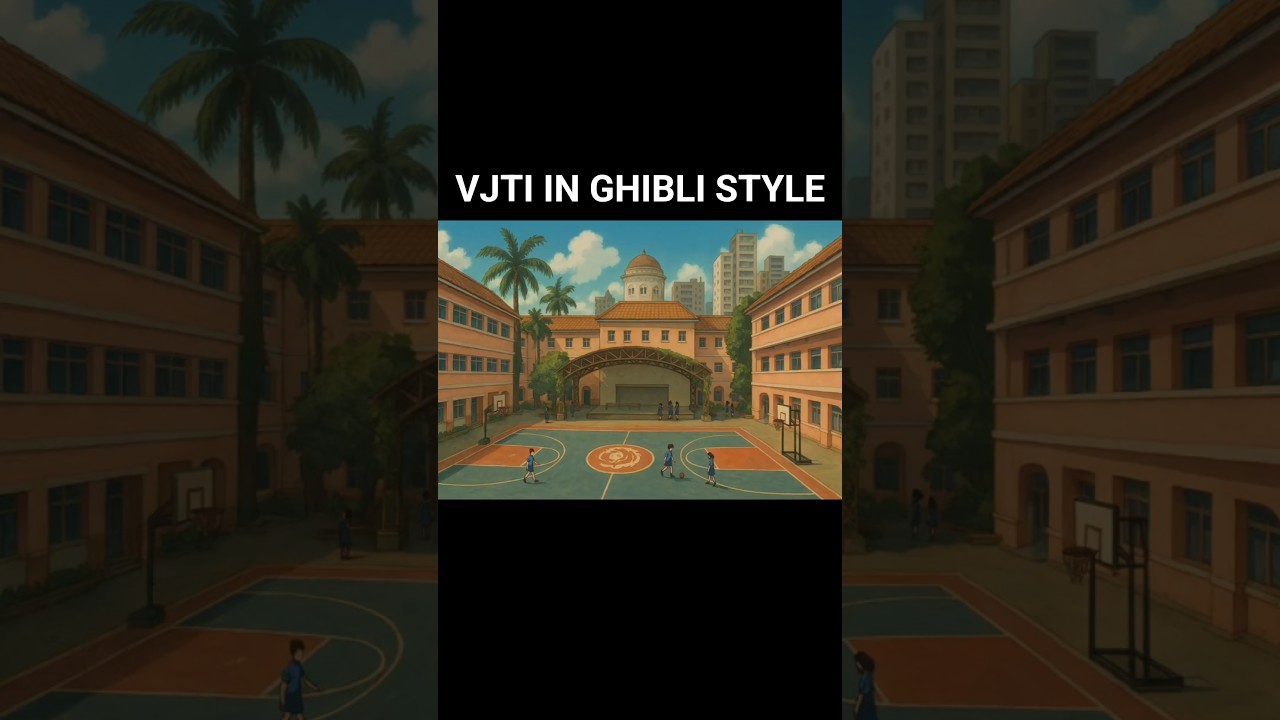 VJTI Mumbai In Ghibli Style ❤ | Vjti Mumbai College Of Engineering Campus Tour #vjti #coep #ghibli