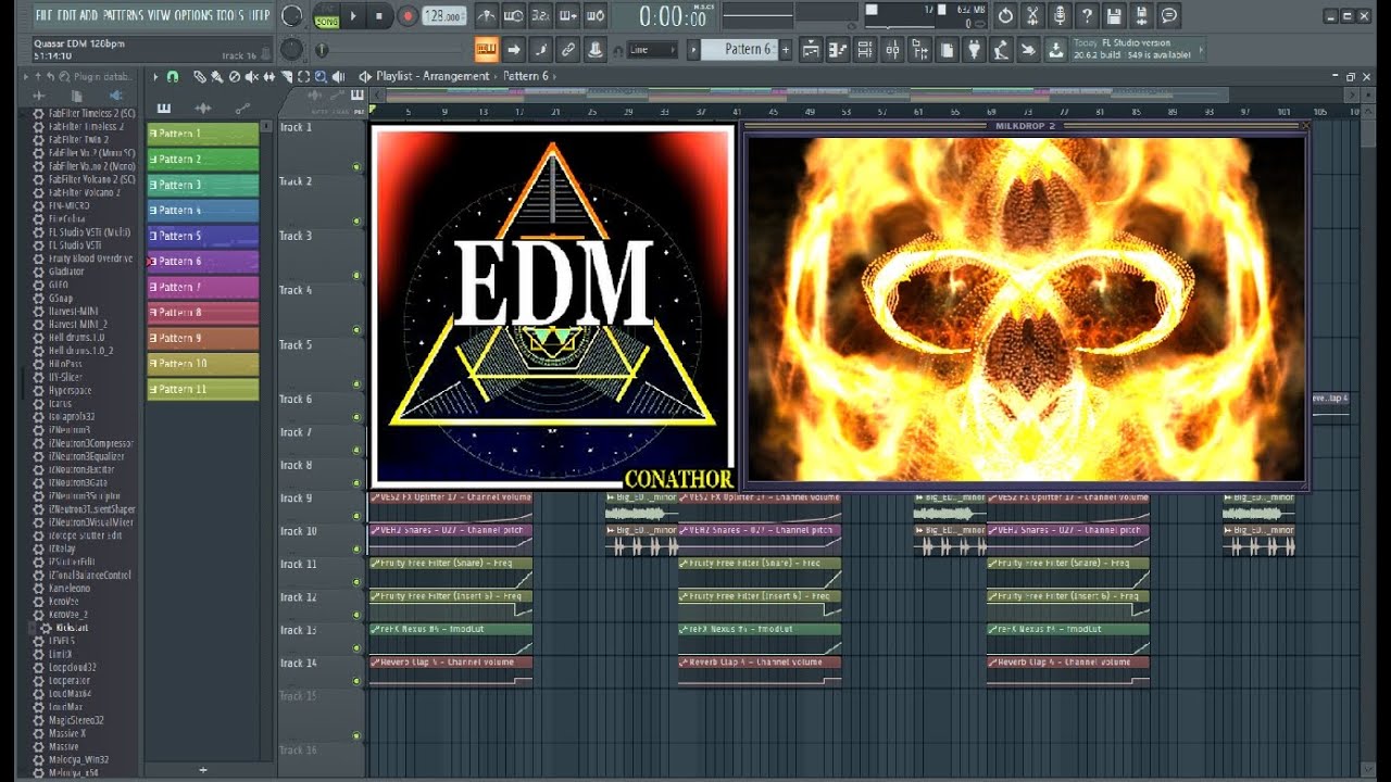FLP CONATHOR Quasar EDM 128bpm FL Studio Project