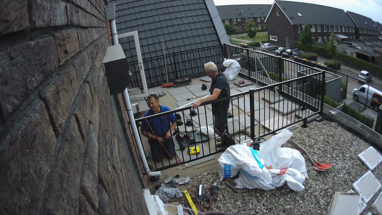 #Timelapse | Nieuw dakterras met hekwerk maken in Kampen | Exclusieve Dakterrassen
