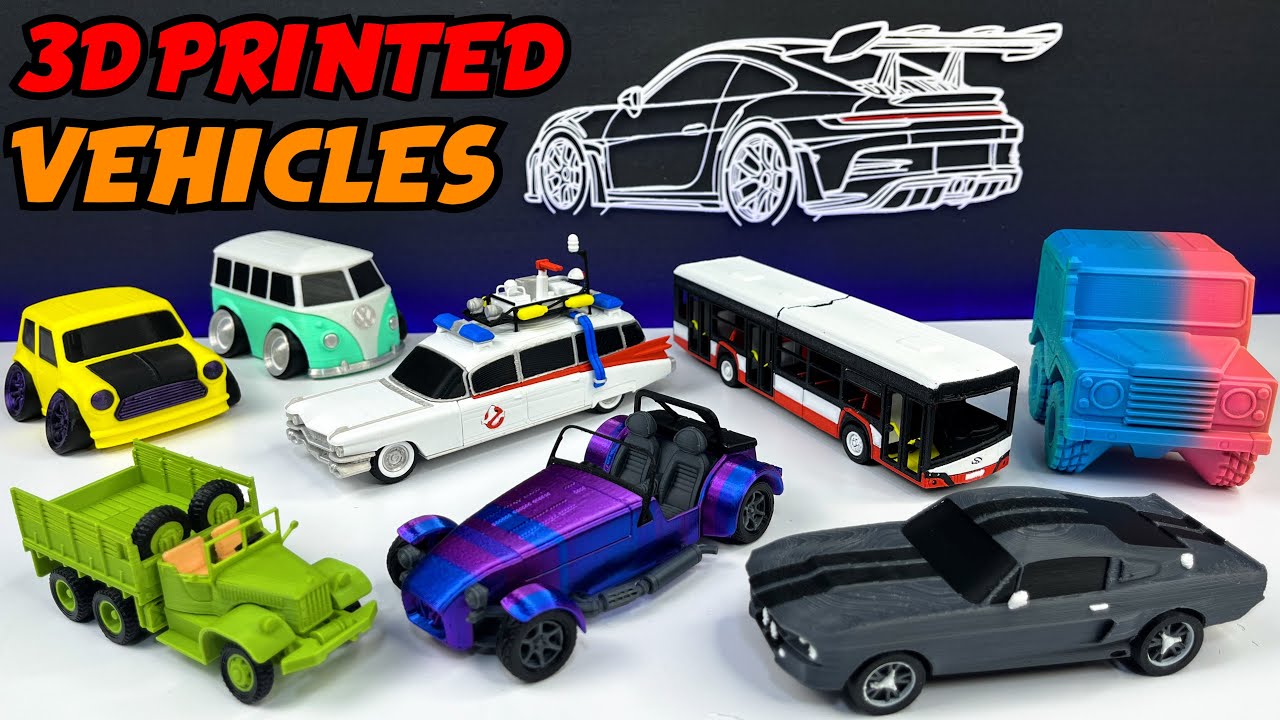 Awesome 3D Printed Vehicles