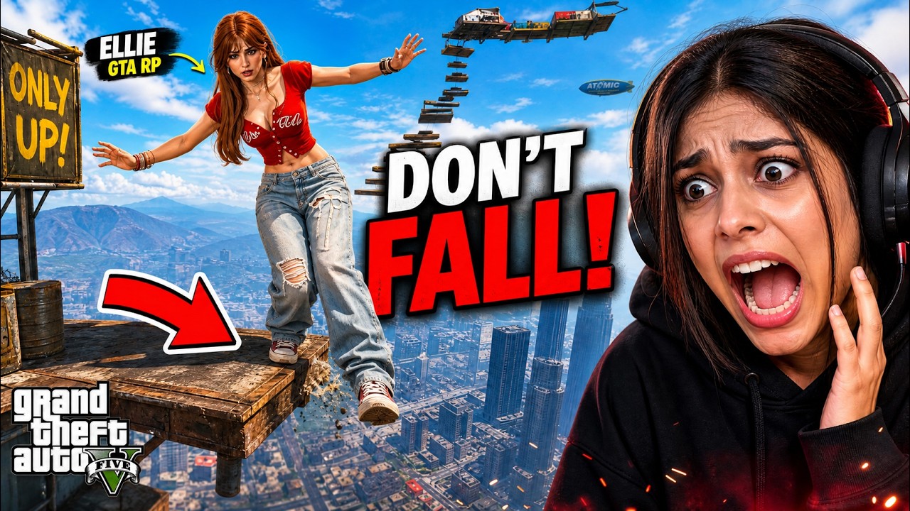 GTA 5 RP Only Up Challenge Was a Disaster 😂 | Ellie in Xlantis | Full Live on KICK