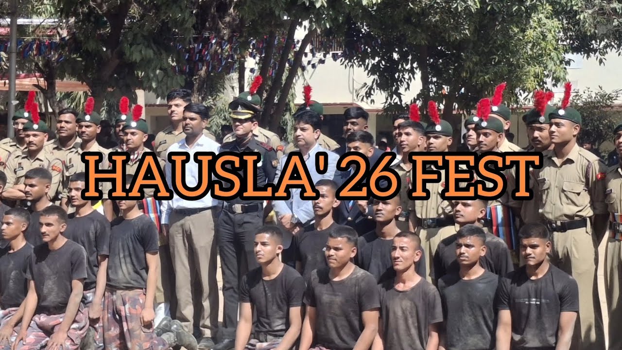 Hausla’26 NCC Fest at Sri Aurobindo College | Full Vlog 🇮🇳🔥