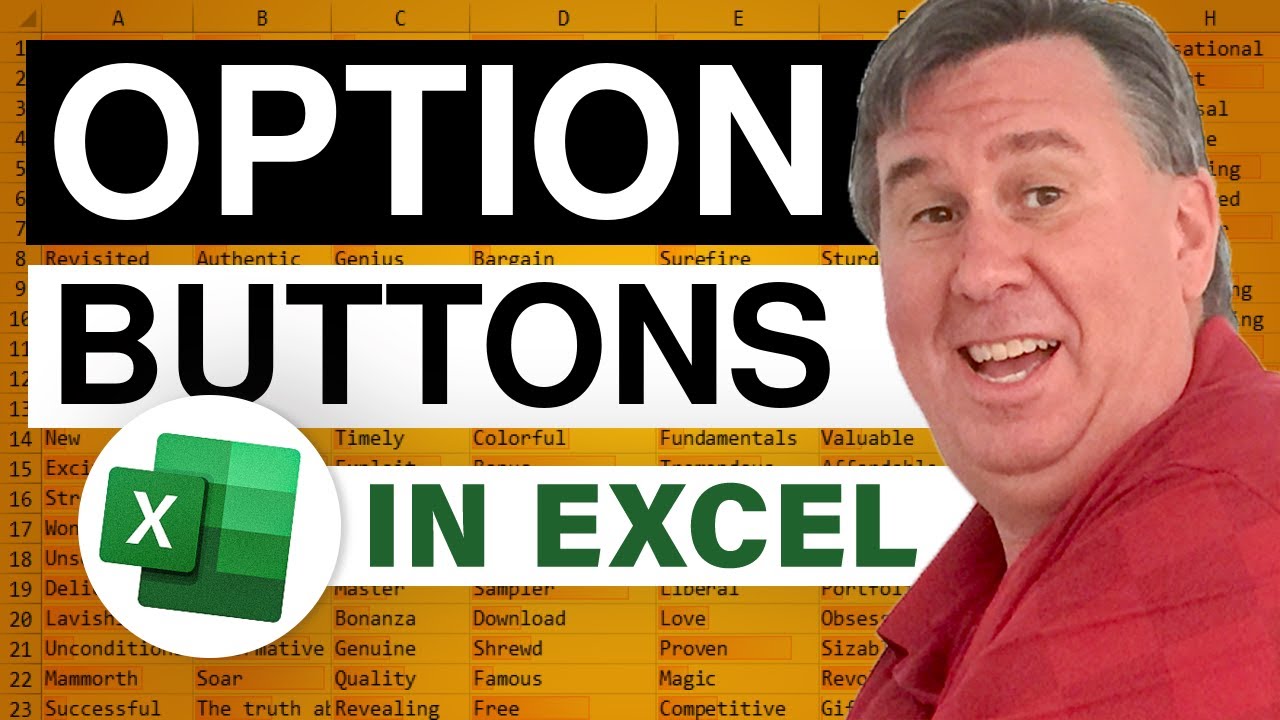 Excel - How To Use Option Button To Update Chart In Excel - Episode 777