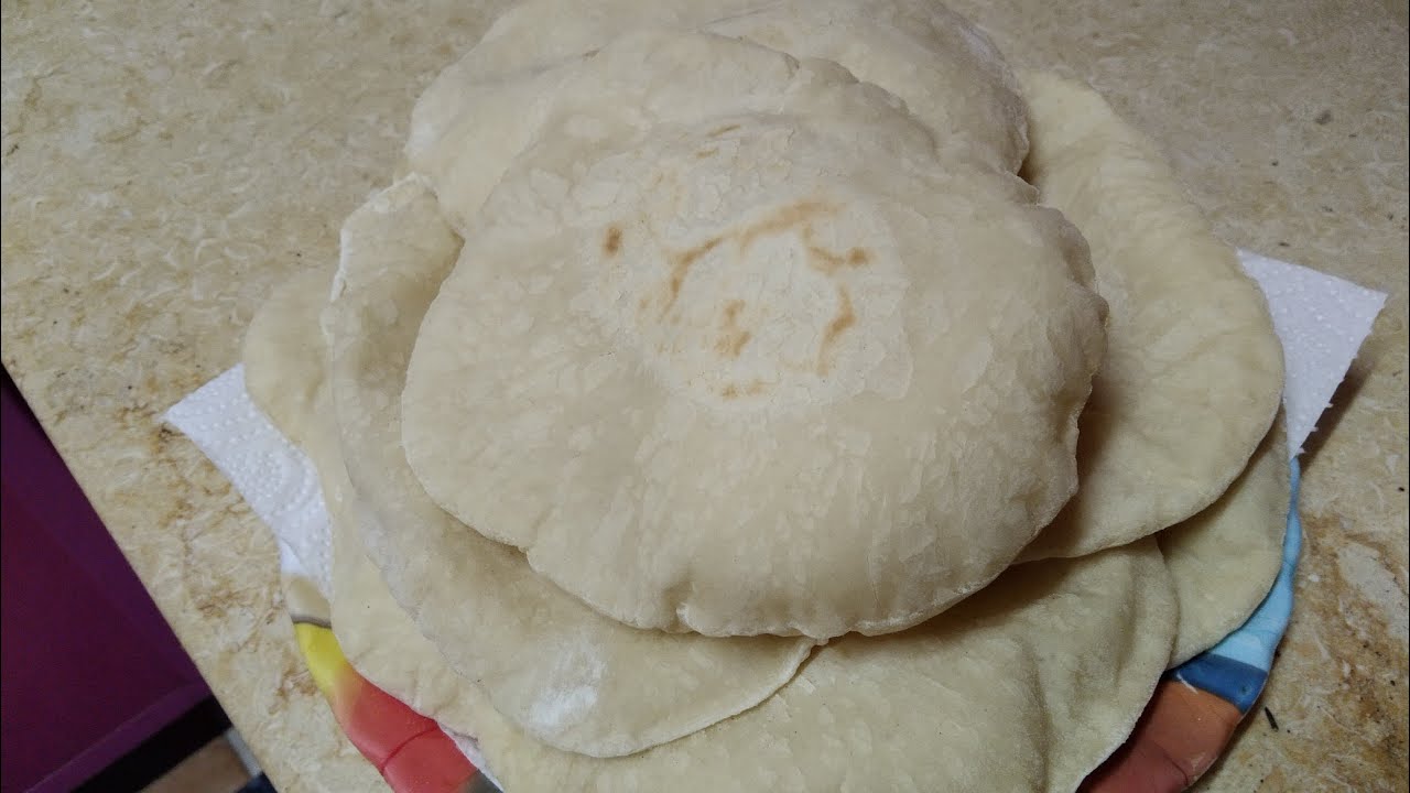 طريقة عمل عيش الطاسة الابيض بكل سهولة