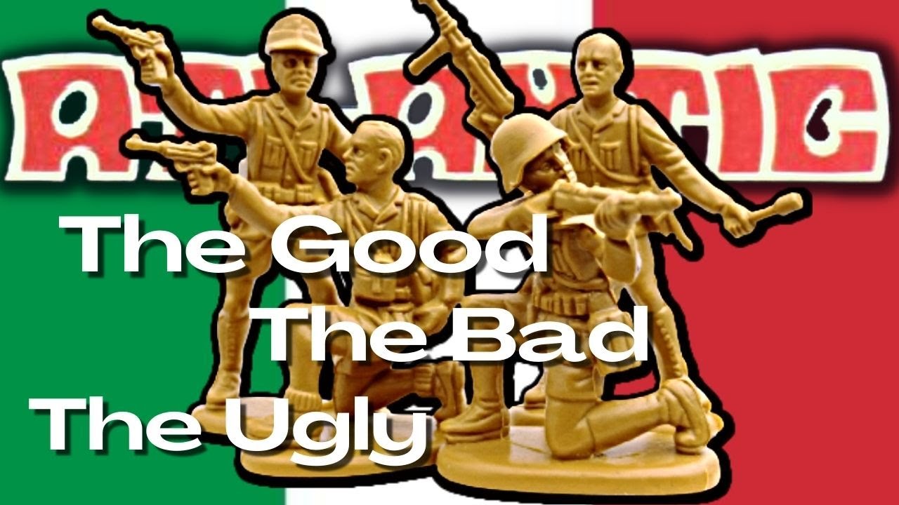 Atlantic 1/32 Scale Vintage Plastic Toy Soldiers  WW2 German Africa Corps