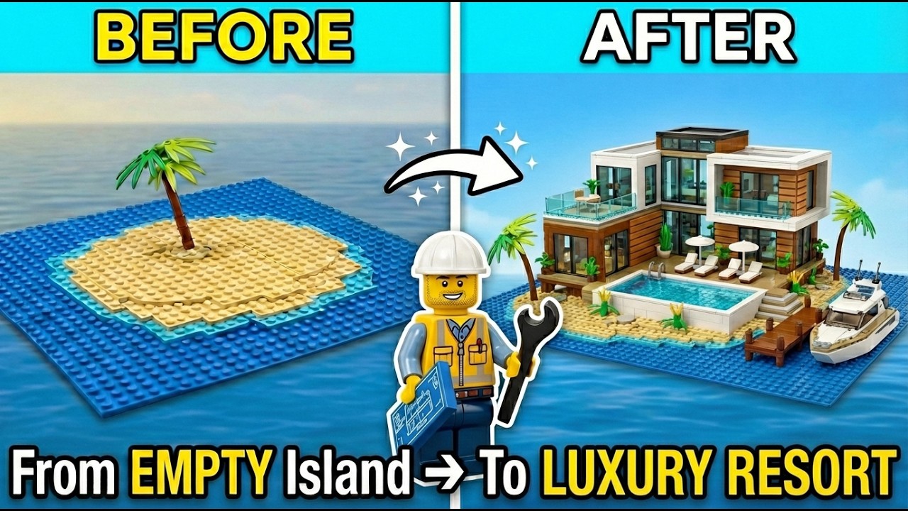 From Empty Island to $10M LEGO Resort?! 🏝️💎