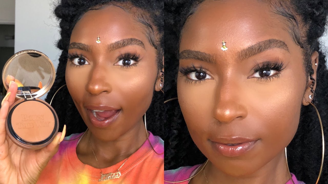 Best Powder Foundation.. EVAAA| Makeup for Dark Skin | iamLindaElaine