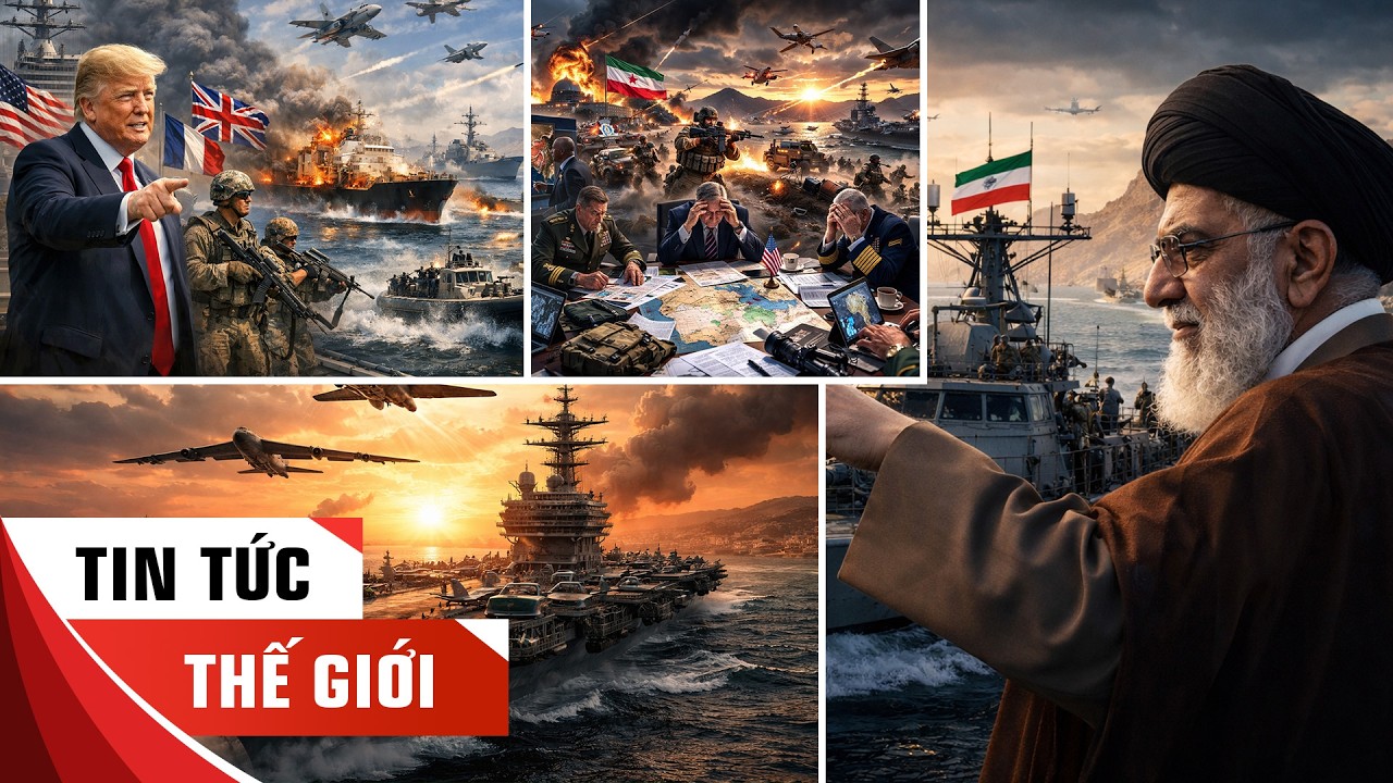 BẢN TIN THỜI SỰ 15/3: MỸ TUYÊN BỐ KHÔNG NGỪNG CHIẾN VỚI IRAN!!