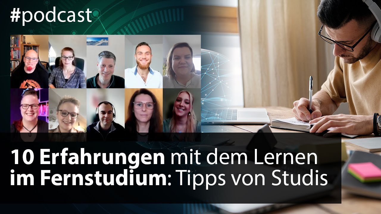 So lernen Fernstudis f&uuml;r ihr Fernstudium - mit 10 erfahrenen Fernlernern