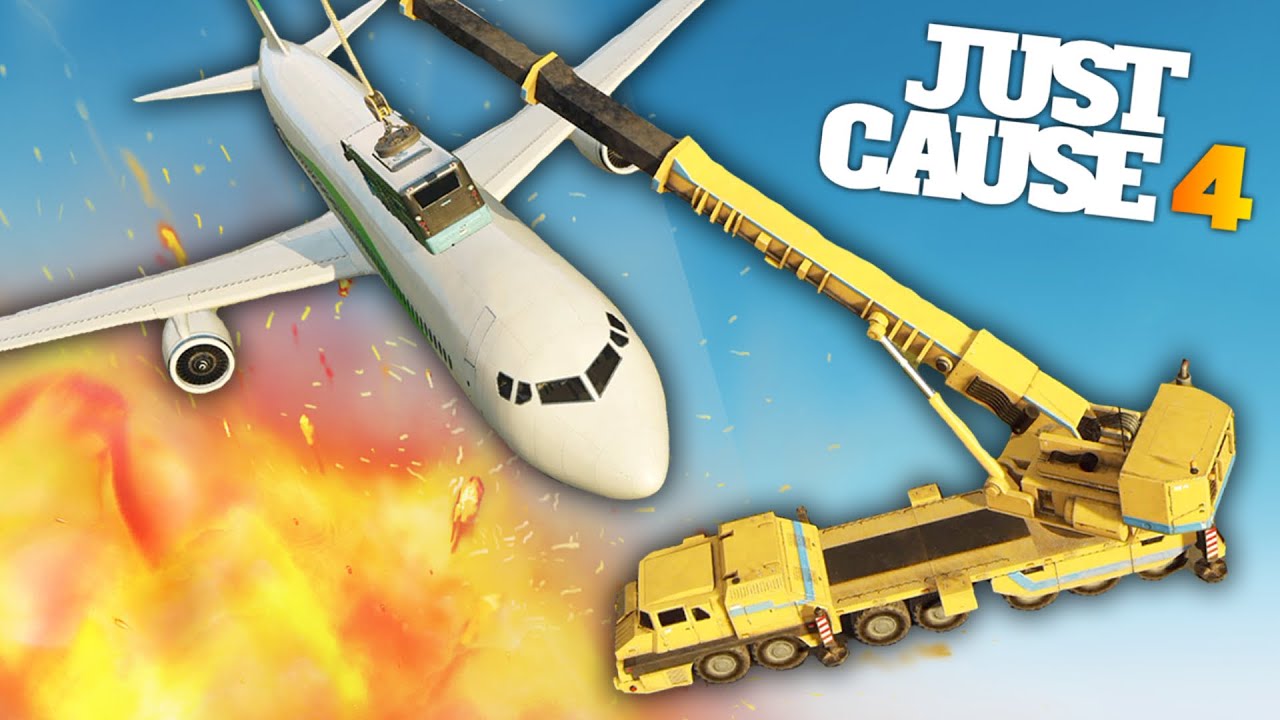 HIJACKING A PLANE WITH A BUS in Just Cause 4!