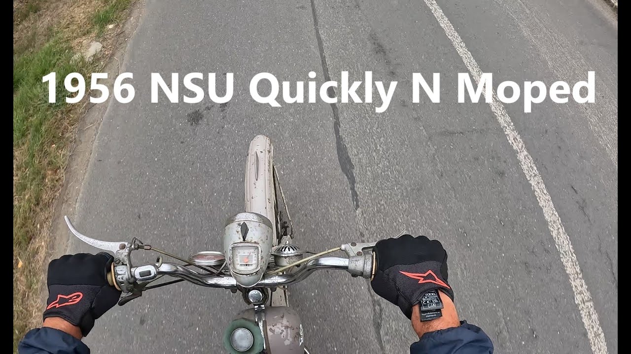 My 1956 NSU Quickly Moped at the 2025 Marsh Gibbon Classic meet and drive !