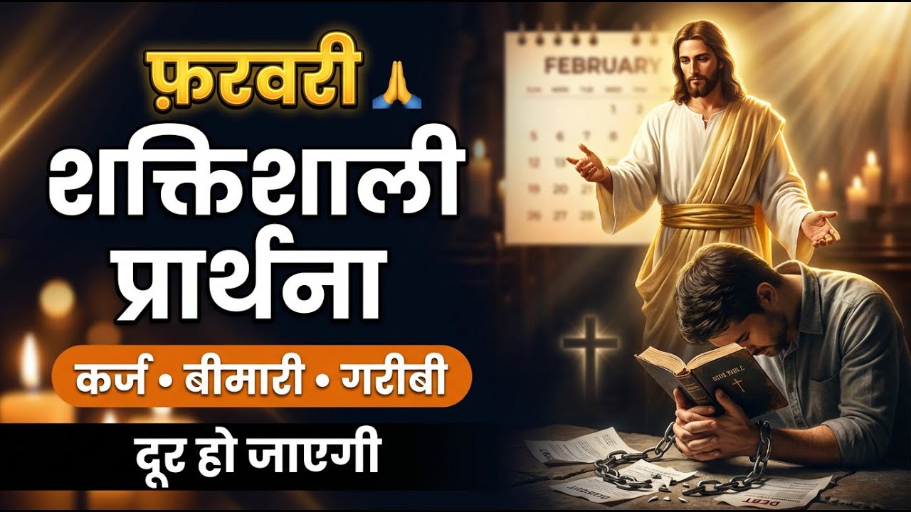 फ़रवरी महीने की शक्तिशाली प्रार्थना | कर्ज – बीमारी और गरीबी दूर हो जाएगी | February 2026 #यीशु