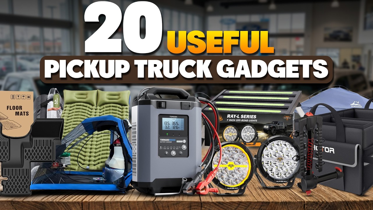 20 Useful PICKUP TRUCK Gadgets on Amazon You Should BUY in 2026