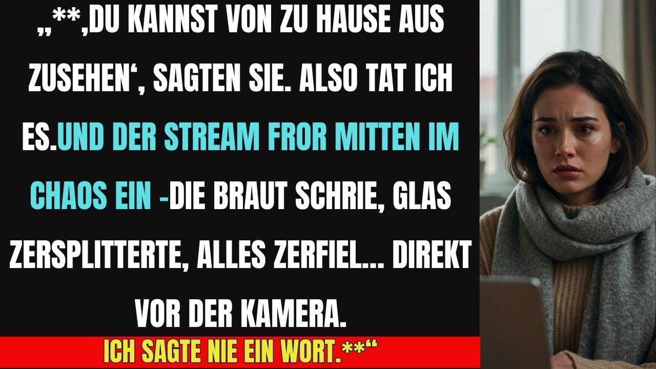 „Du kannst von zu Hause aus zuschauen“, sagten sie… Dann fror der Stream – und enthüllte ALLES