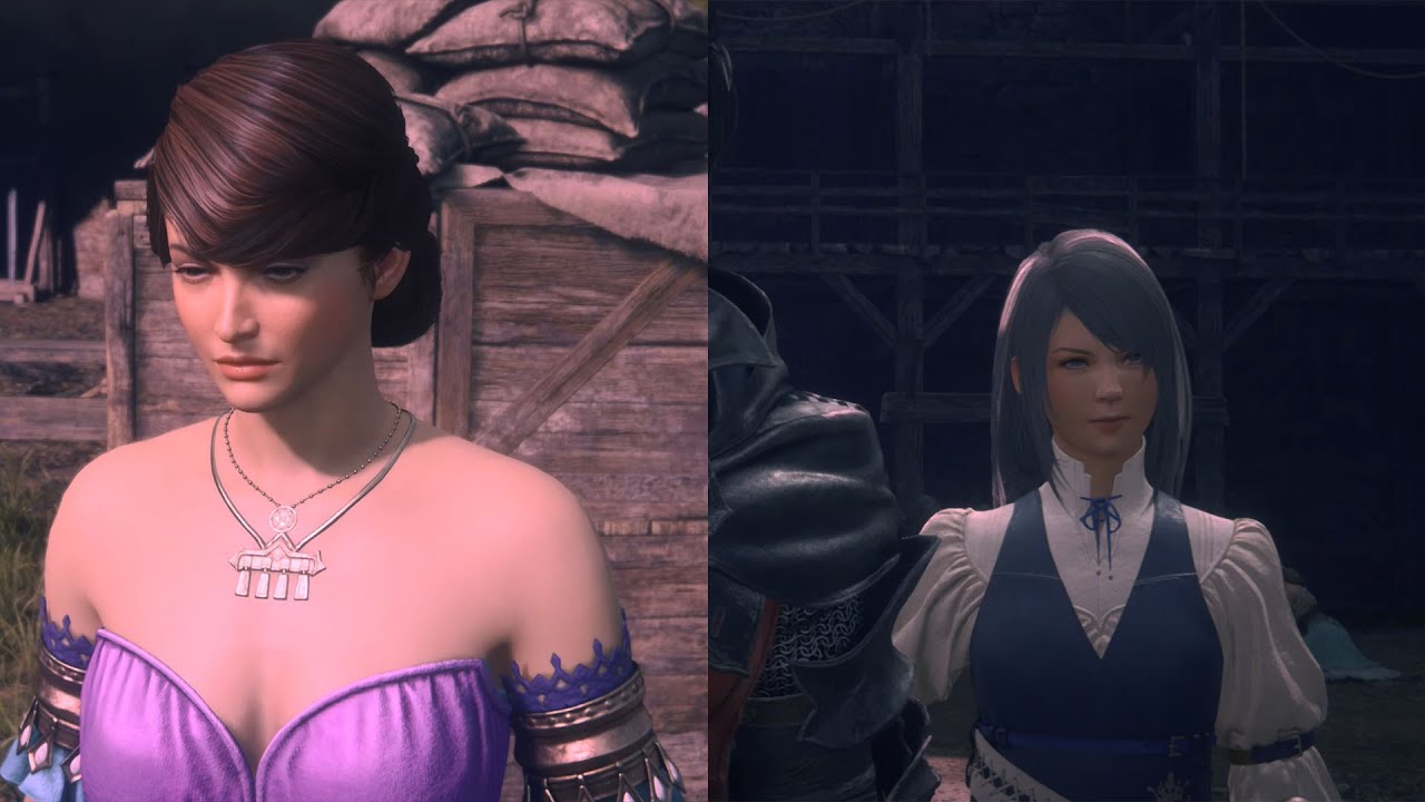Куртизанка флиртует с Клайвом и вызывает ревность у Джилл | Final Fantasy XVI