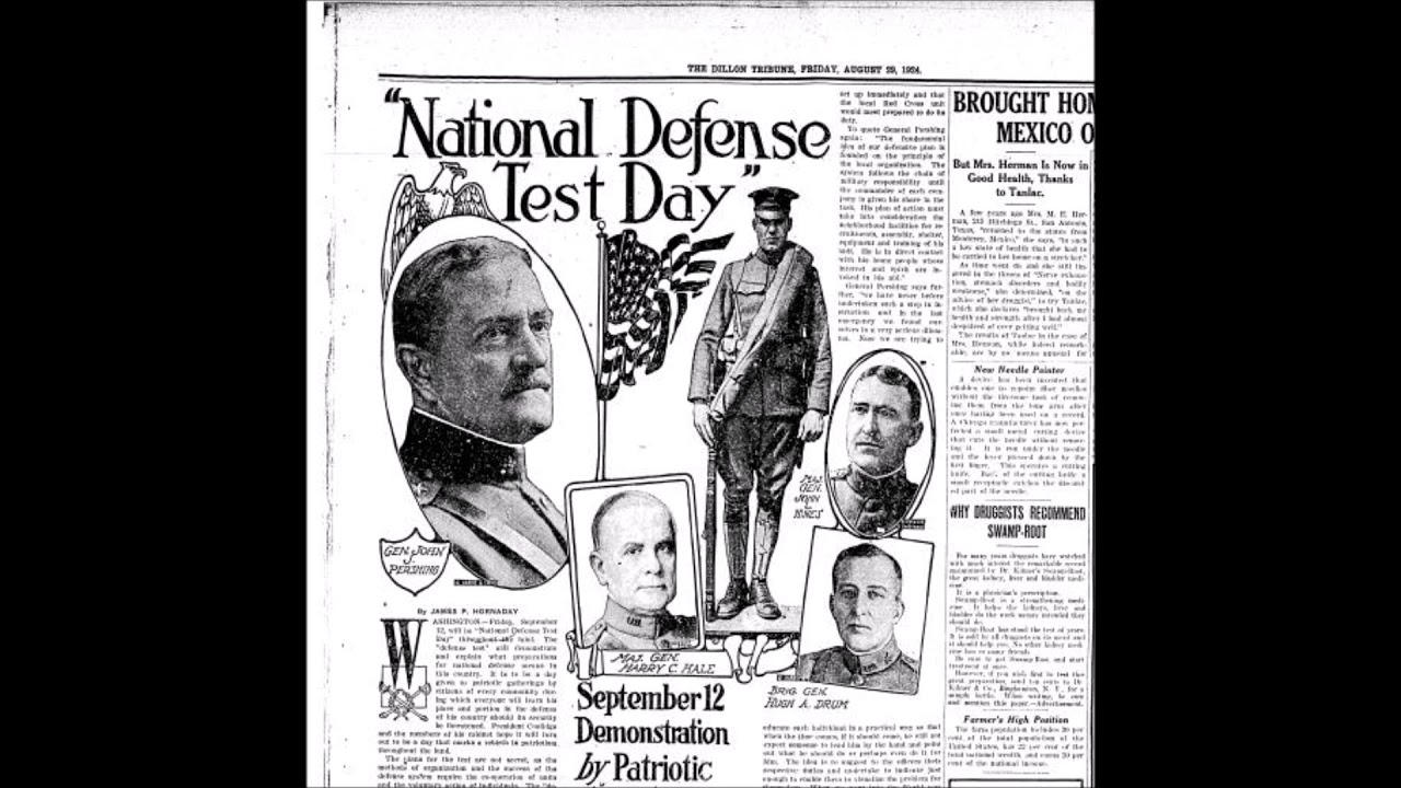 Радиопередача ко Дню национальной обороны 1924 года (полная версия)