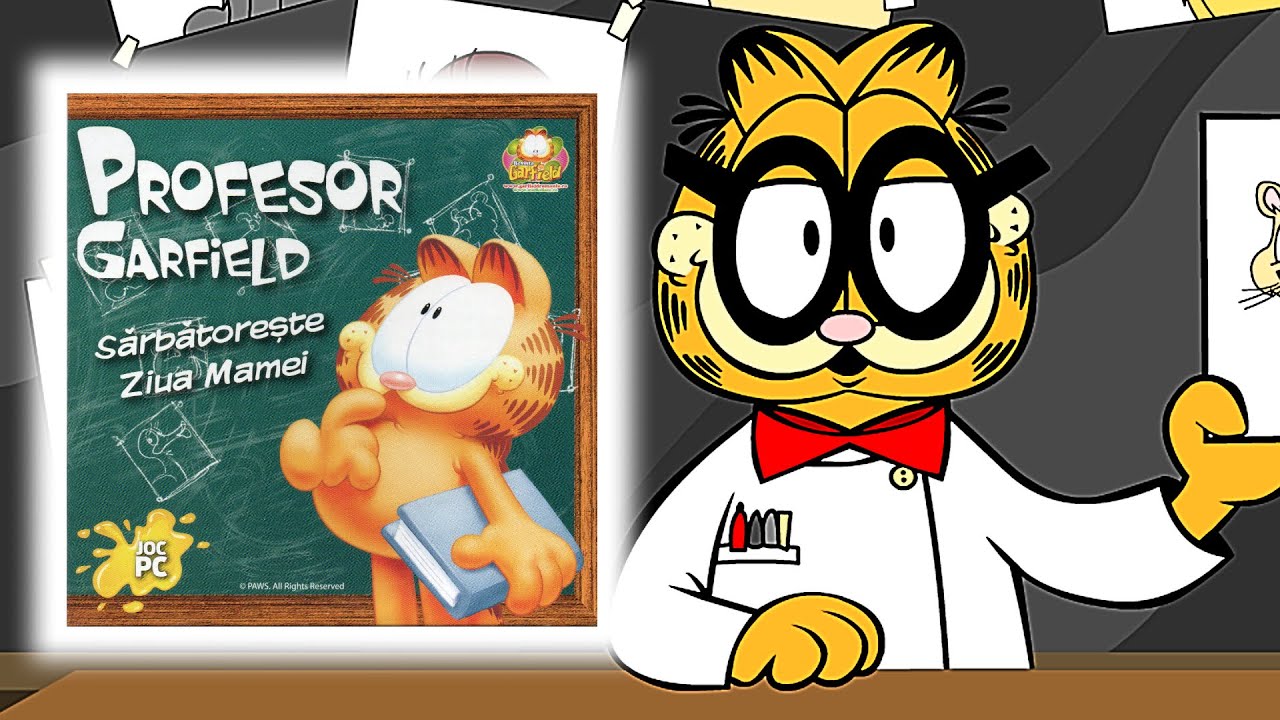 Profesorul Garfield și ziua mamei (Obscure Romanian Garfield Game #5)