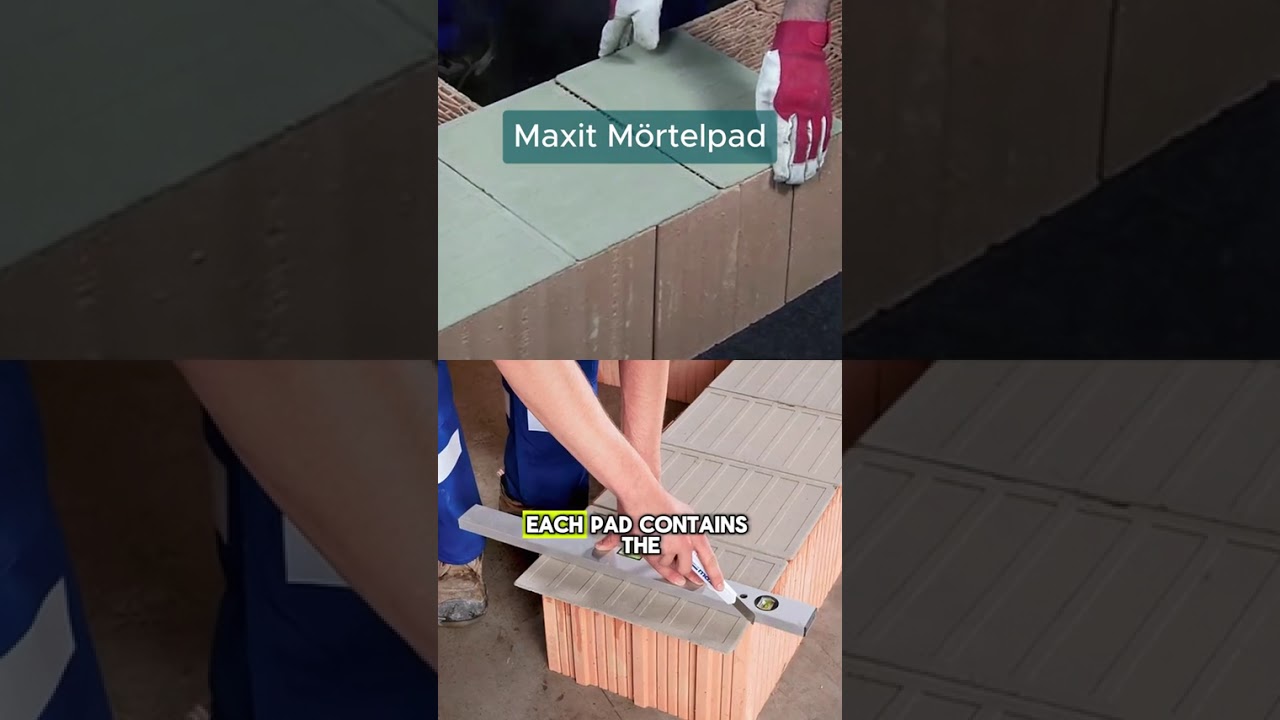 Maxit mortelpad tyskteknik konstruktionsinnovation... #Shorts #inovix00
