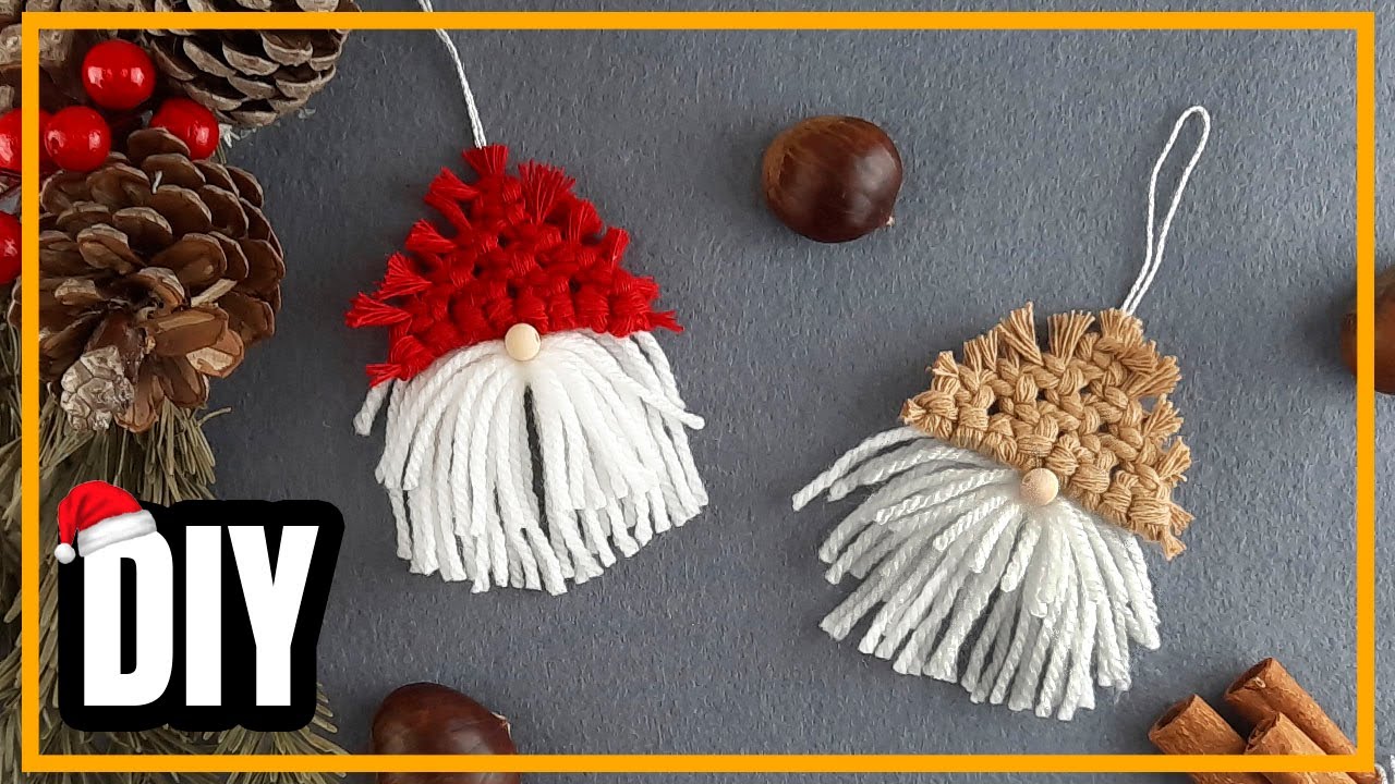 DIY 🎄decora tu árbol de navidad con este santa claus 🎅 hecho por ti
