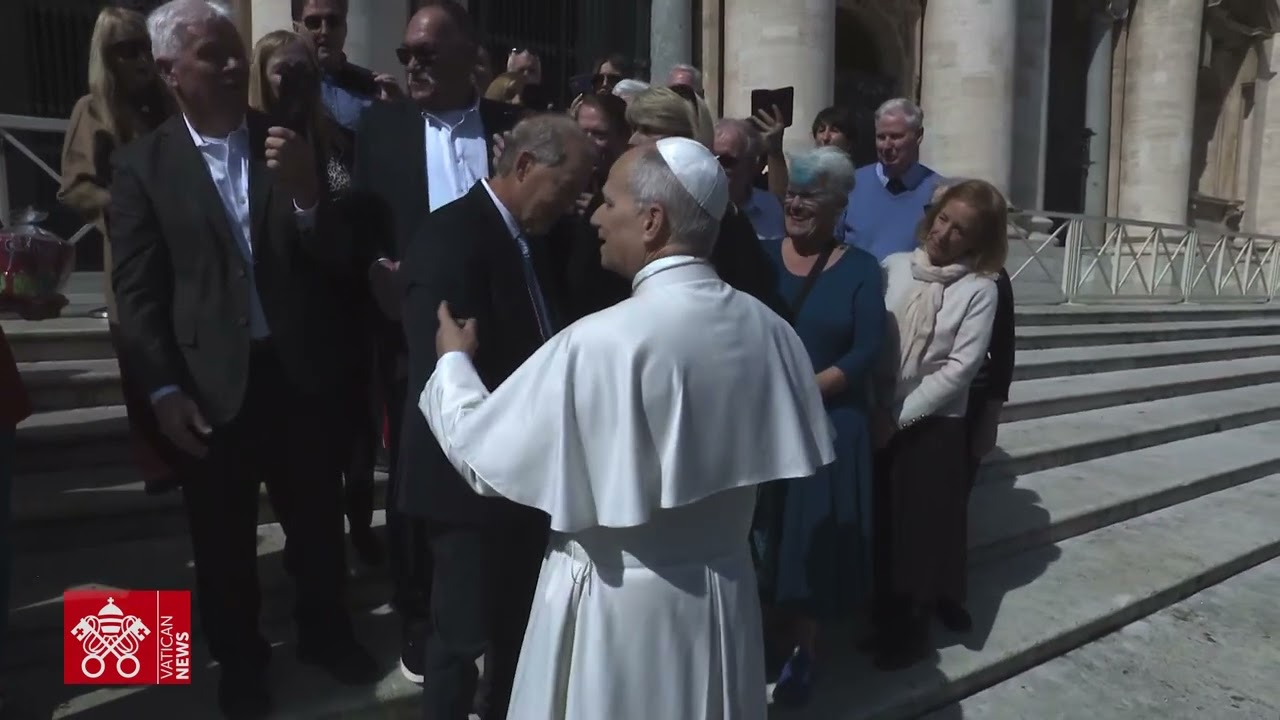 Papst Leo XIV.: Treffen mit ehemaligen Schulkameraden während der Generalaudienz - 18. März 2026