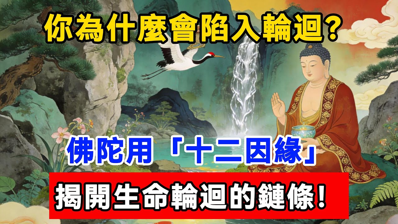 你為什麼會陷入輪迴？佛陀用「十二因緣」，揭開生命輪迴的鏈條！