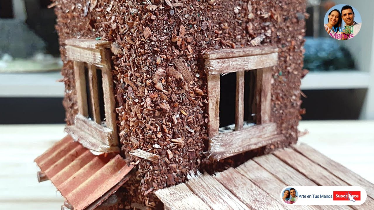 🔴Cómo Hacer un MARCOS PARA VENTANAS MINIATURAS Para BELENES, PESEBRES - Arte en Tus Manos
