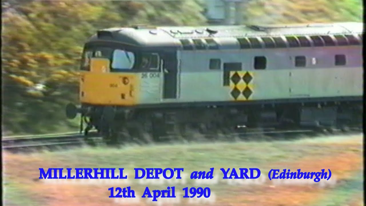 BR in the 1990s Millerhill Depot and Yard Edinburgh on 12th April 1990