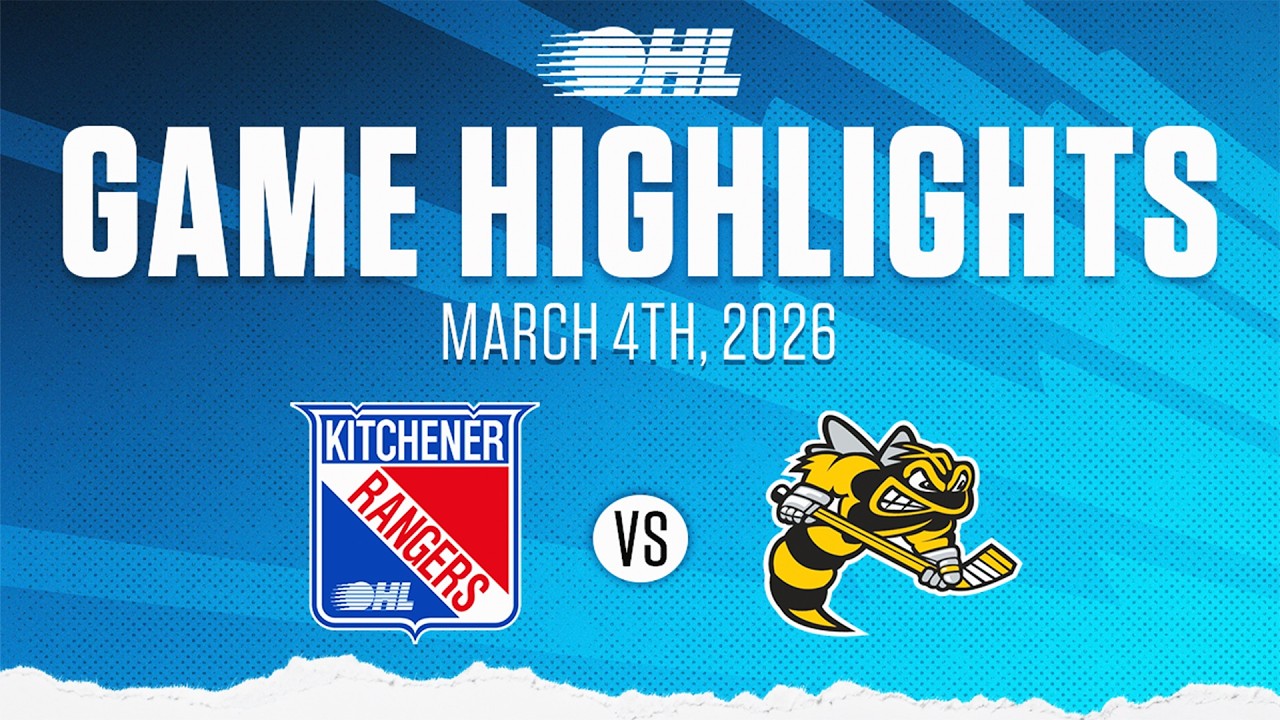 OHL Highlights: Kitchener Rangers @ Sarnia Sting Mar. 4, 2026