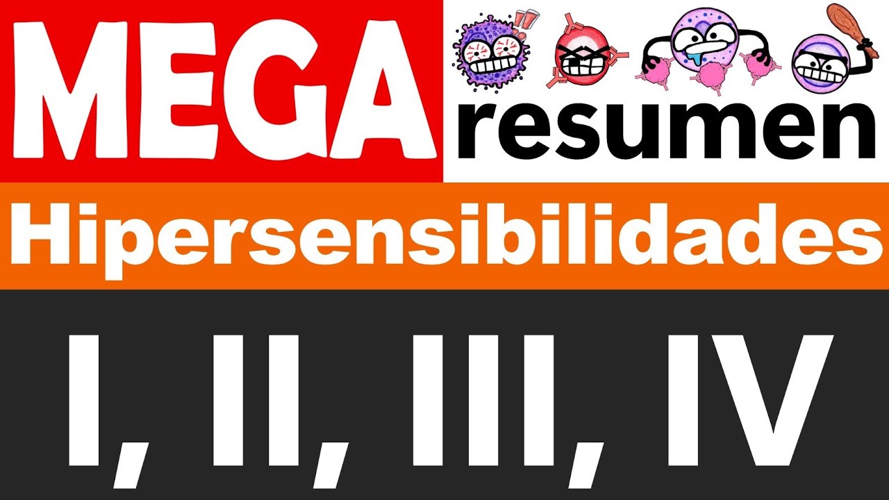 MEGA RESUMEN de Hipersensibilidades