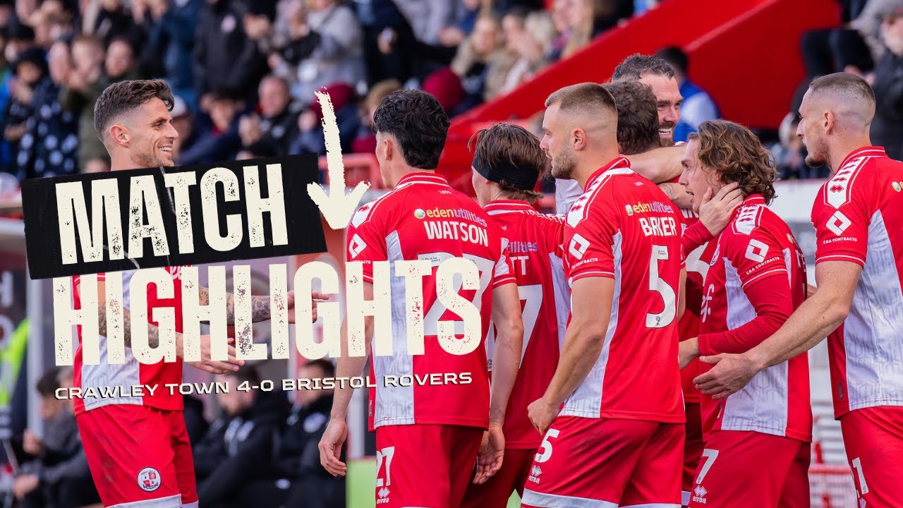 HIGHLIGHTS | Crawley Town v Bristol Rovers