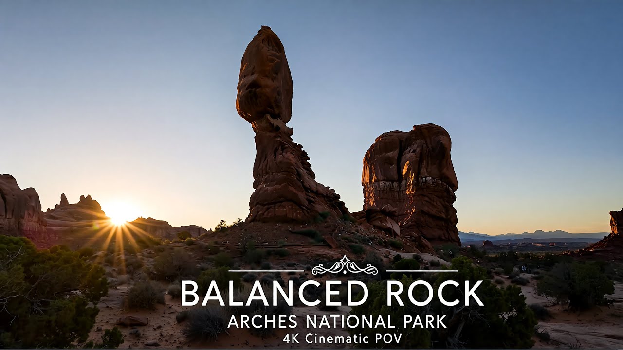 Balanced Rock at Sunrise POV | A Quiet 4K Morning in Arches National Park