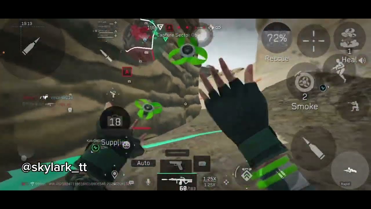 Sky game play