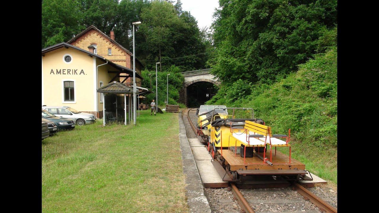 Schienentrabi-Fahrt von Amerika  2.7.2016