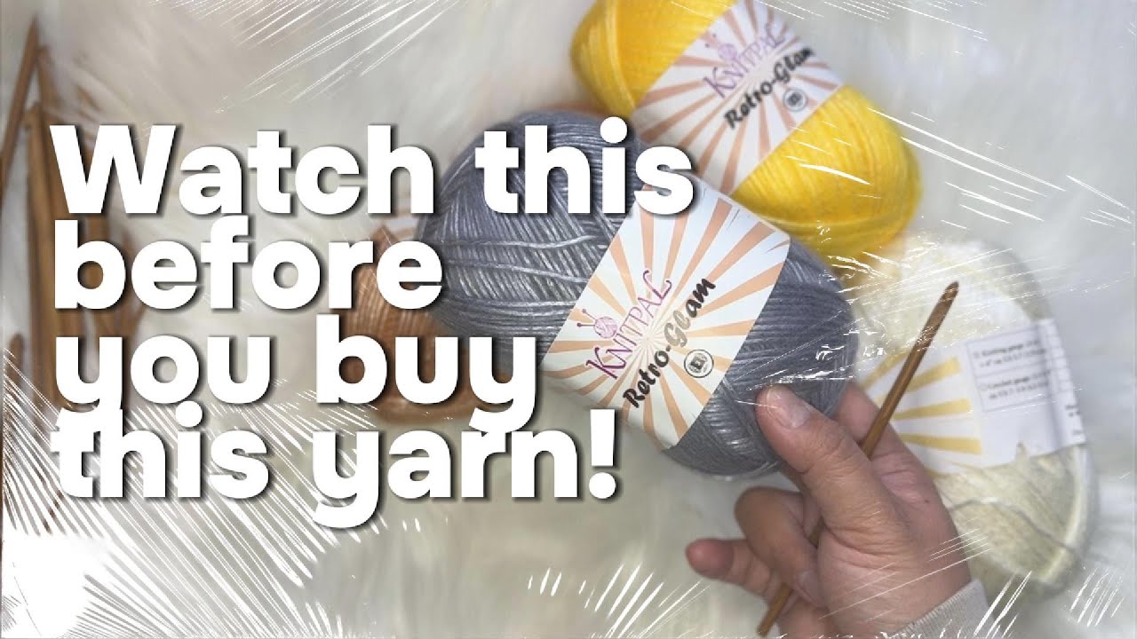 Yarn review & 1st impressions Knitpal Retro-Glam Metallic #3 DK  Weight Perfect for Machine Knitting