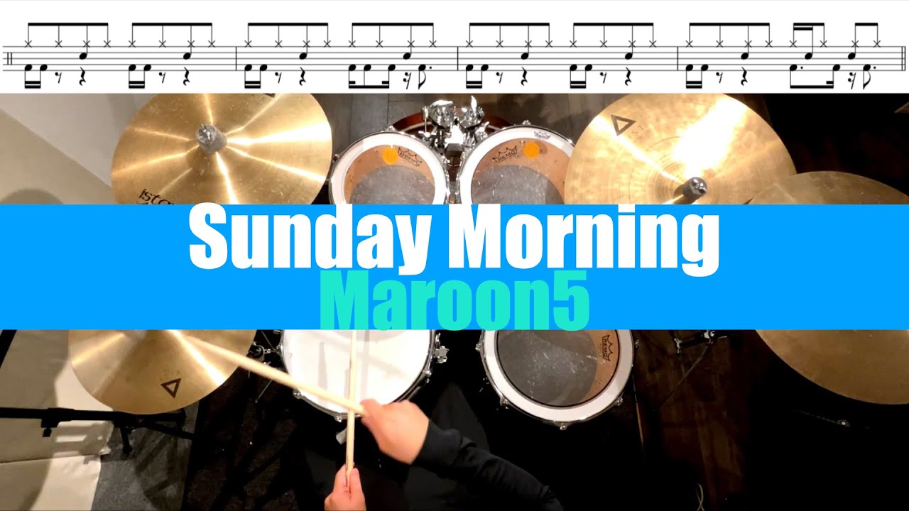Sunday Morning-Maroon5 叩いてみた Drum cover