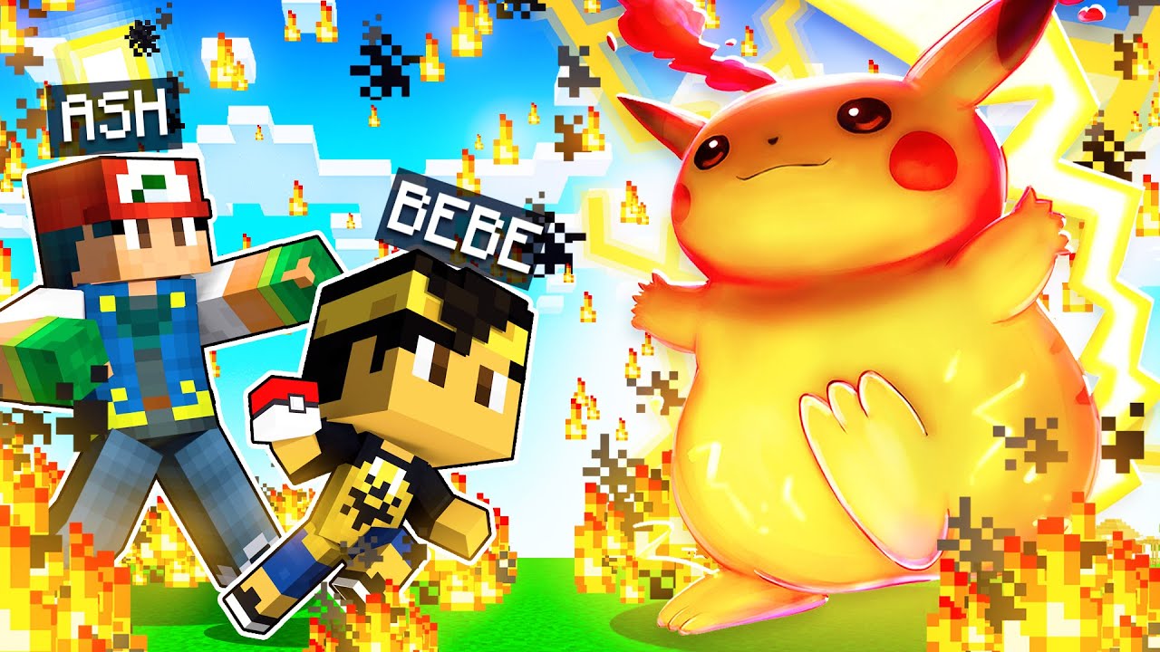 Who's Your Family? O FILHO DO ASH KETCHUM CONSEGUIU UM PIKACHU GIGANTAMAX no Minecraft! *Pokémon*