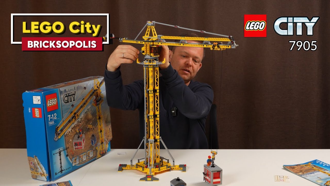 🟨 Обзор LEGO 7905 Башенный кран &mdash; легенда 2006 года теперь в Бриксополисе! 🏗️🧱
