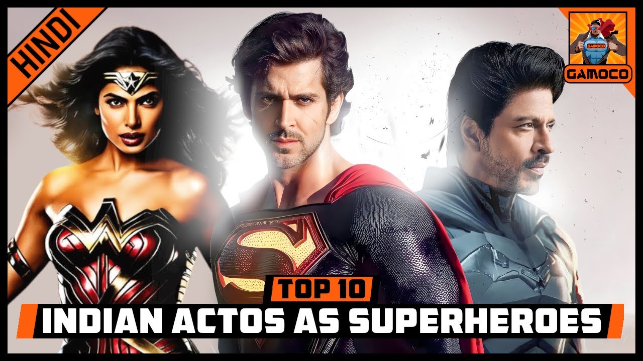 TOP 10 Bollywood Actors That A.I. Chose To Play Our Favorite Superheroes | @GamocoHindi