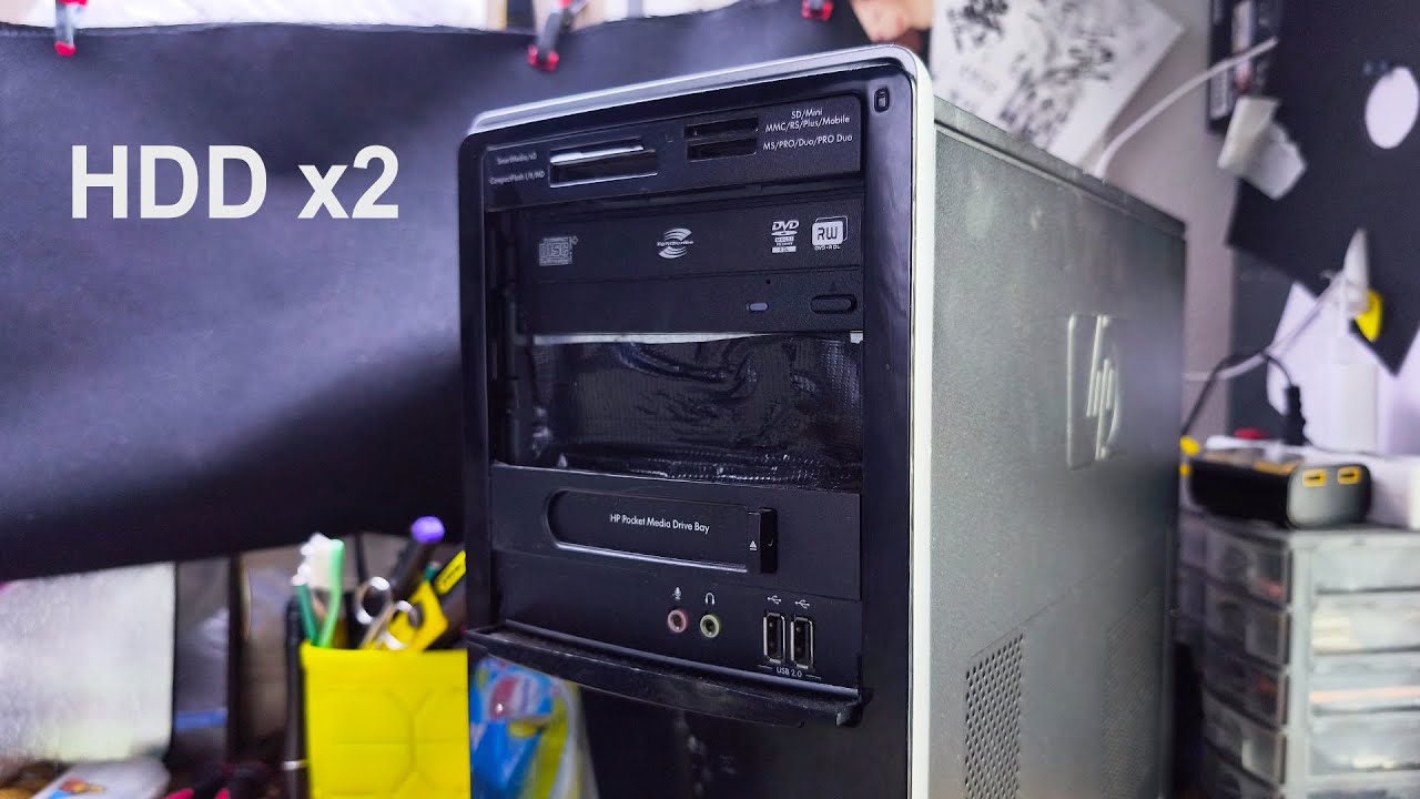🗑 -Дары мусорки- HP PAVILION PC a6000. Нашёл ещё один компьютер.