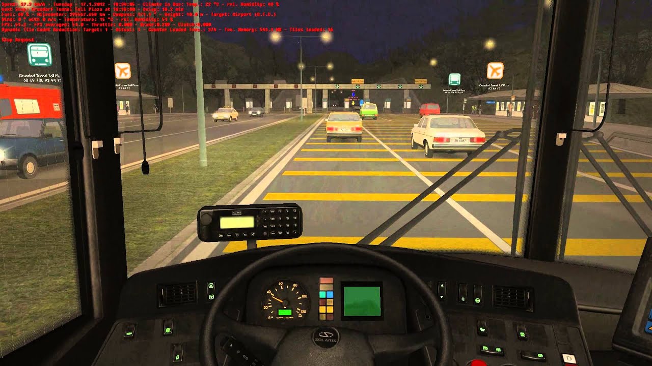 OMSI 2 Joyride #133 - Great Grundorf 2 - Route A4 Hong Shing Port - Airport - OMSI The Bus Simulator