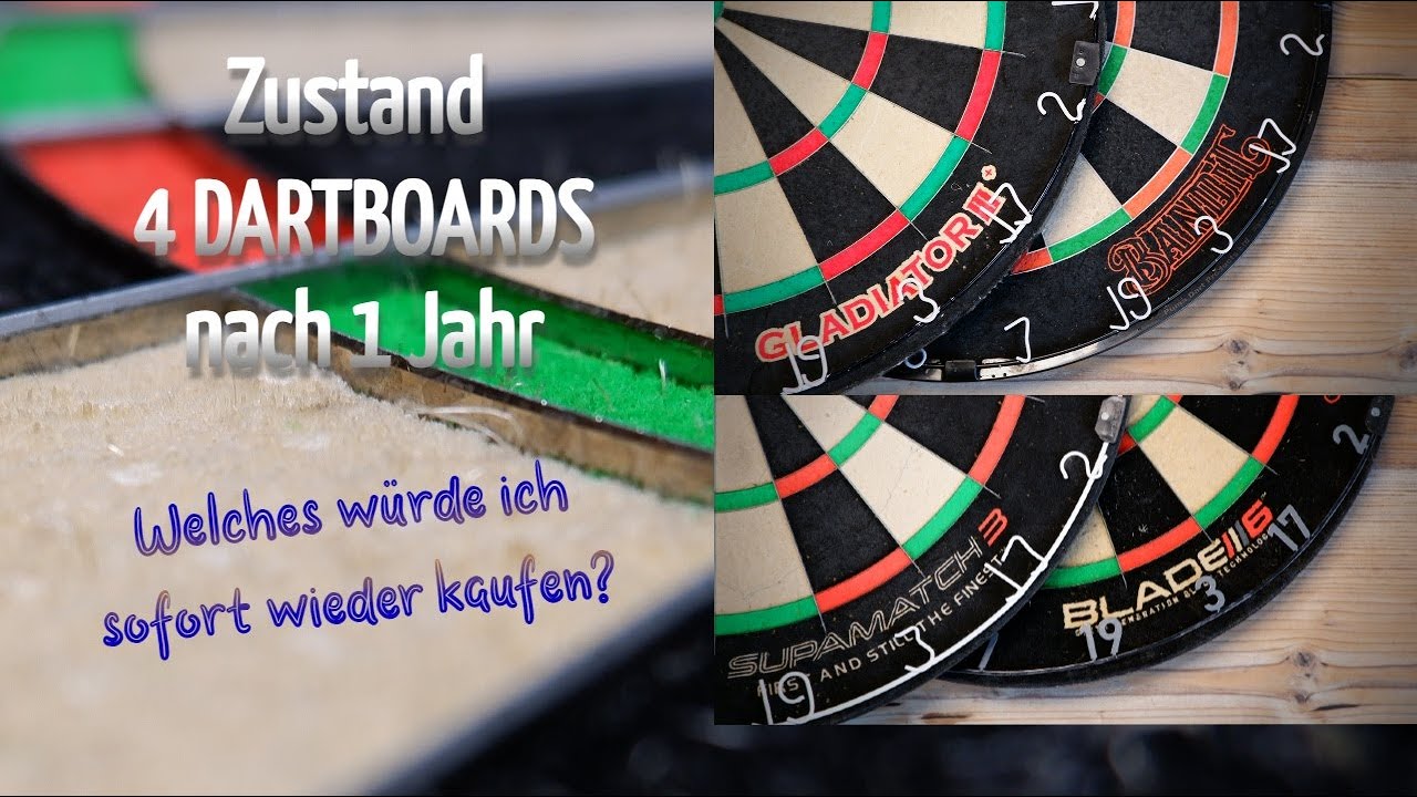 Rückblick nach 1 Jahr: Sind diese Dartboards einen Kauf wert? ➲ Winmau, Shot, One80, Nodor