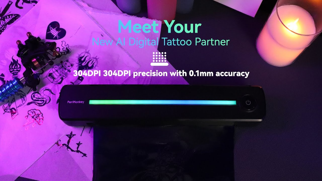 How to Master Wireless Tattoo Printing: AI-Powered Stencil Setup in 5 Minutes!