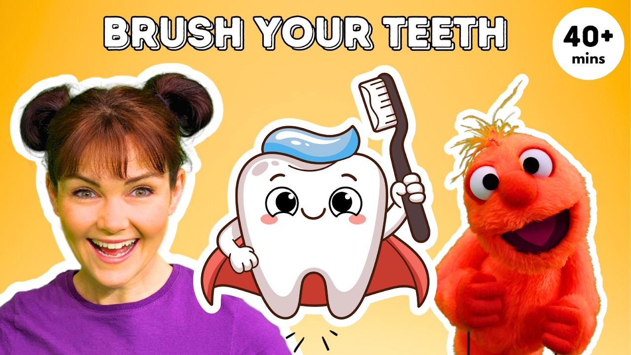 Brush Your Teeth Song 🪥 Toddler Learning Video With JoJo ✨ Toddler Songs