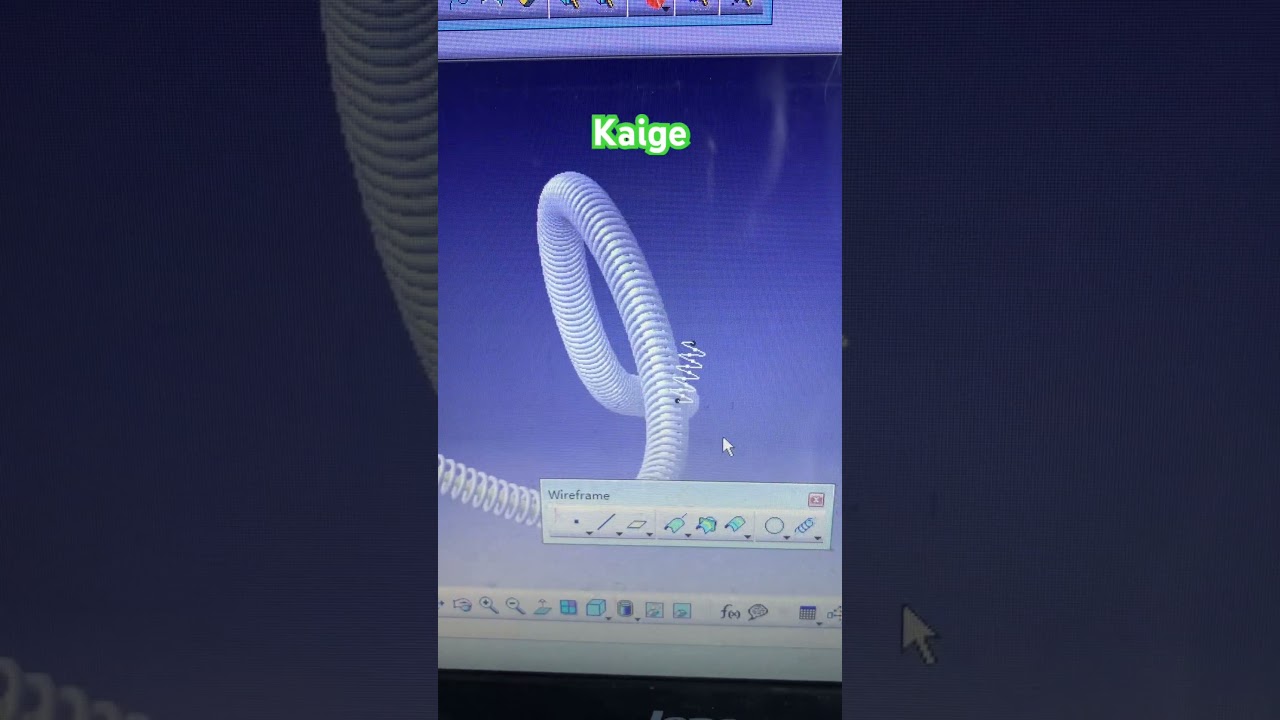 How to make a curved helix #catia