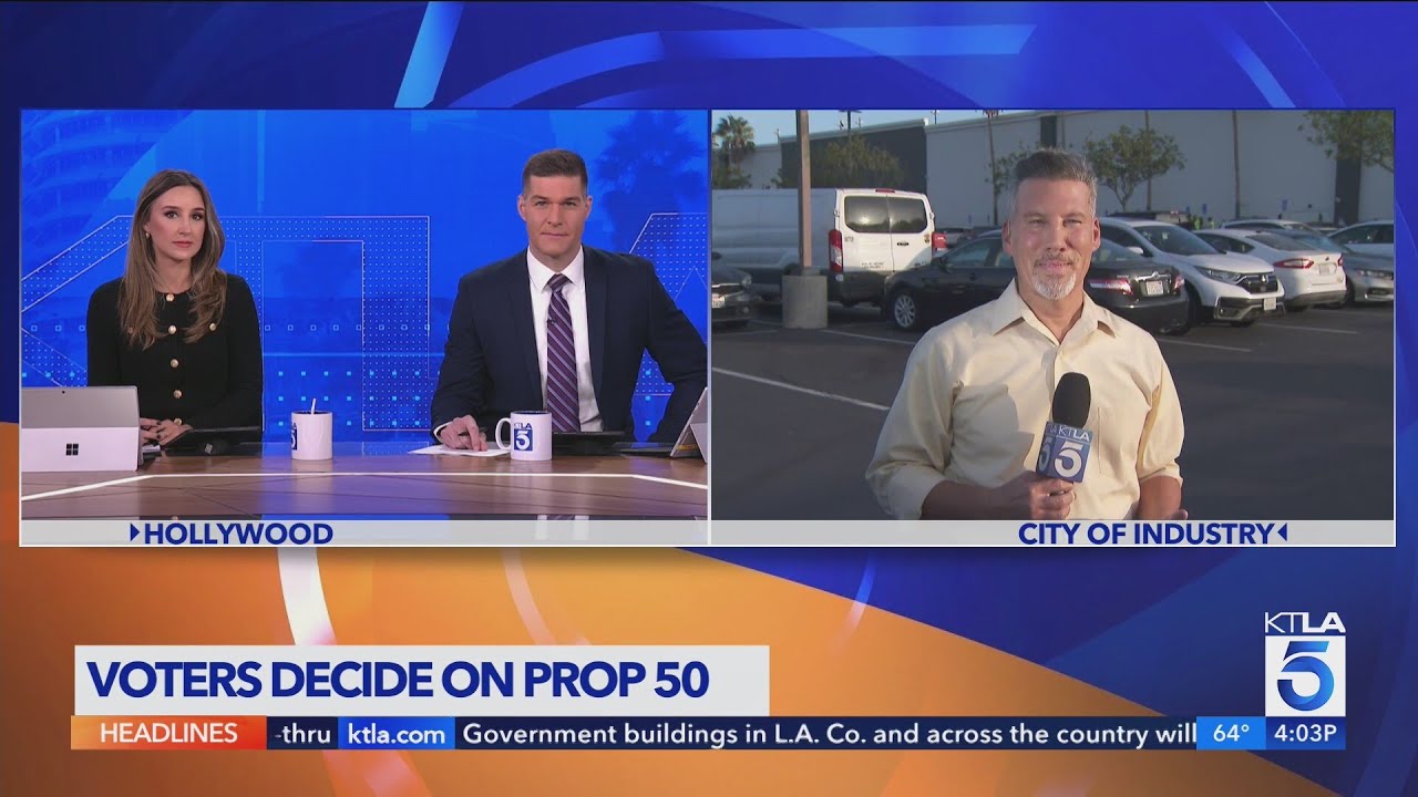 California voters cast ballots on Proposition 50
