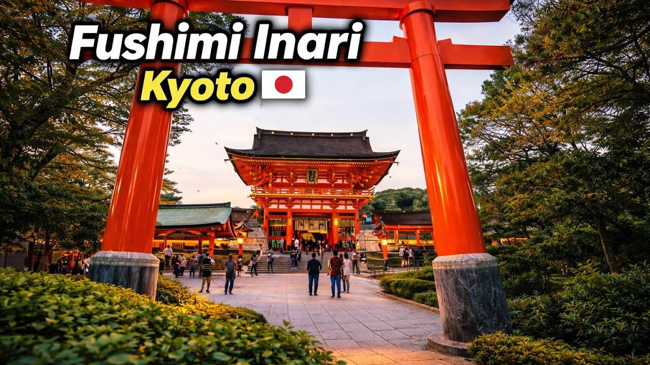 Walking Through Fushimi Inari Taisha Kyoto 🇯🇵 | Famous Torii Gates Shrine Walk 4K 60fps