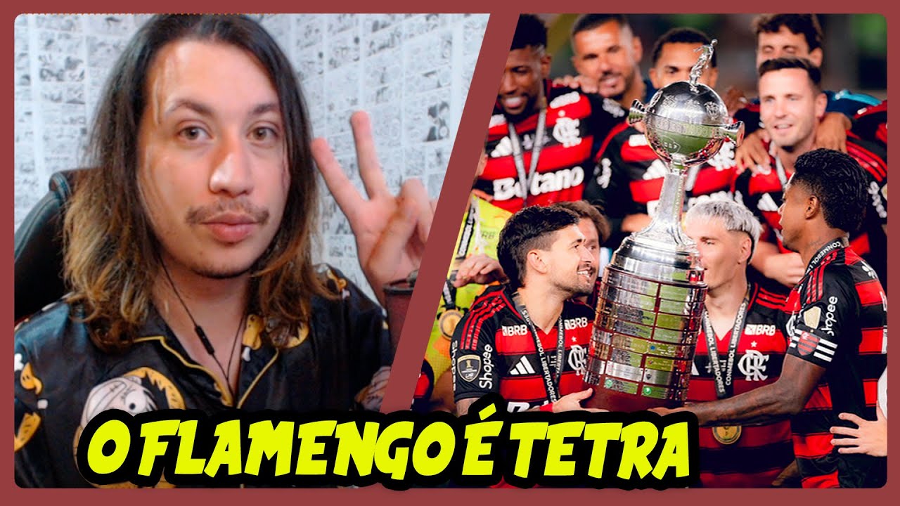 FLAMENGO TETRA-CAMPEÃO DA LIBERTADORES, PALMEIRAS NÃO KKKK | FutParódias | REACT DO MORENO