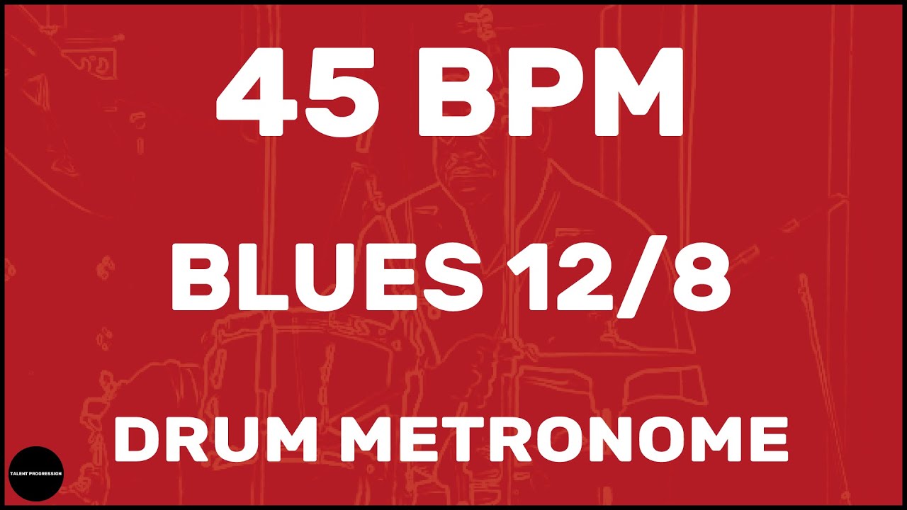 Blues 12/8 | метроном | 45 BPM