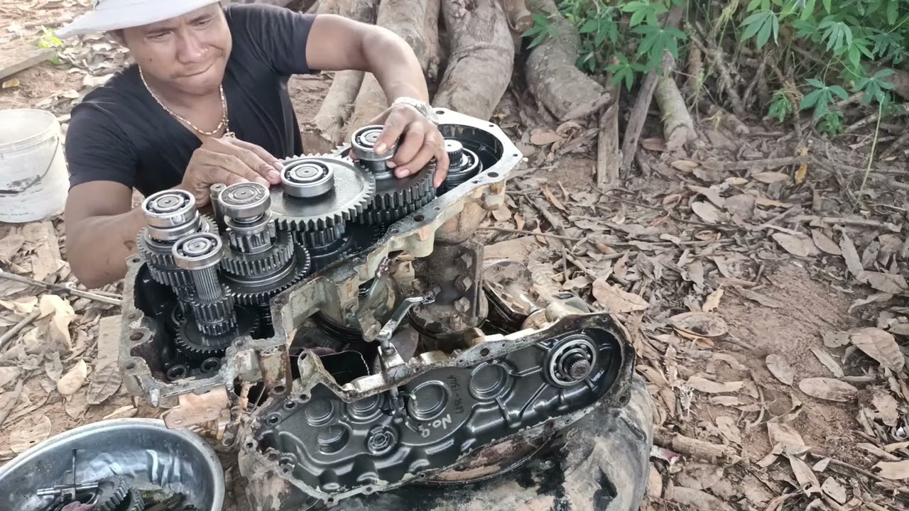 រៀនដោះ រៀនរៀបប៉ុងគោយន្ត ដោយខ្លួនឯង វគ្គ២ Kubota RT 140