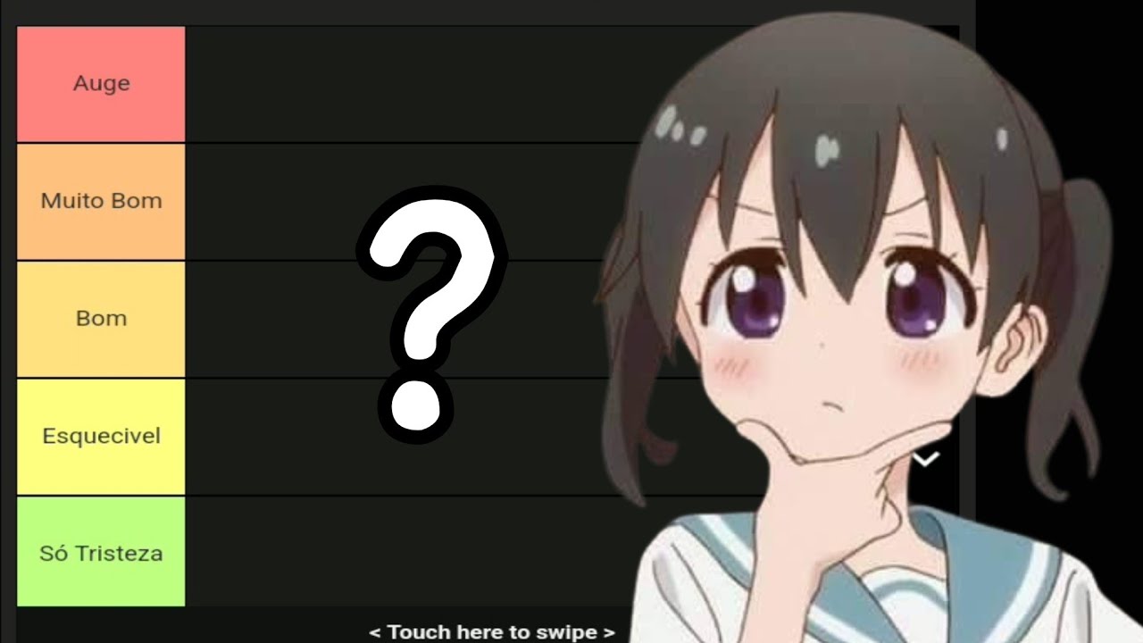 a tierlist definitiva dos anos escolares
